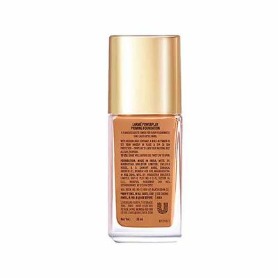 Lakme 9to5 Powerplay Priming Foundation, Built in Primer, SPF 20, Neutral Chestnut, 25 ml - Foundation