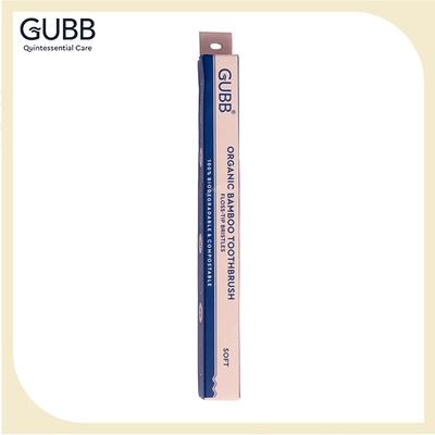 GUBB Organic Bamboo Toothbrush For Adults With Soft Bristles - Beige 30 gm - Toothbrushes