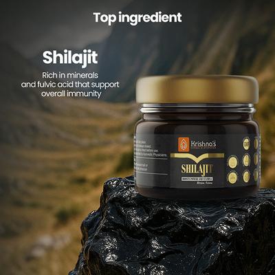 Krishna's Herbal & Ayurveda Shilajit Resin 20g - Speciality Medicines