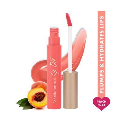 Insight Cosmetics Peptide Infused Lip Oil -Peach Fuzz 4.5 gm - Lip Glosses