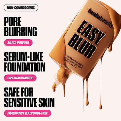 Huda Beauty Easy Blur Natural Airbrush Foundation Custard 220N 30 ml - Foundation
