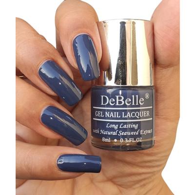 DeBelle Gel Nail Lacquer Twilight Sapphire Navy Blue Nail Polish 8 ml - Nail Polish