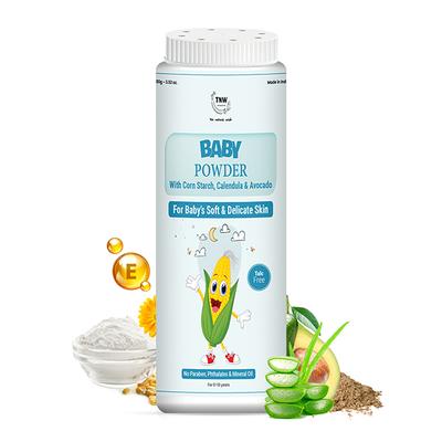 TNW - The Natural Wash Baby Powder 100 gm - Baby Powder