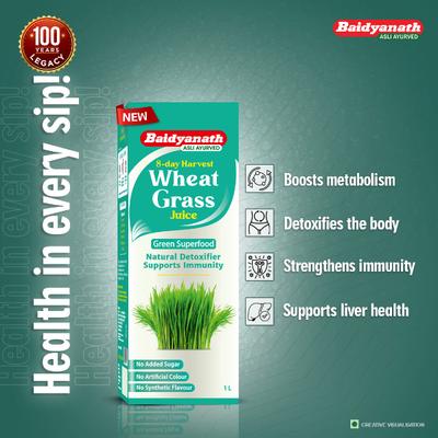 Baidyanath Wheat grass Juice 1 l - Speciality Medicines