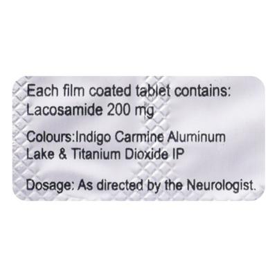 LACOVE 200mg Tablet 10's - Epilepsy/Convulsion-Ant