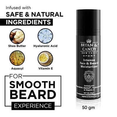 Bryan & Candy Lion Series Face & Beard Moisturizer 50 gm - Face Moisturizers