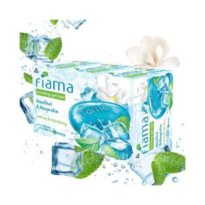 Fiama Cooling Gel Bathing Bar Menthol & Magnolia 375g 3's - Soaps