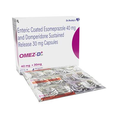 OMEZ D SR+ 40/30mg Capsule 15's - Ulcer/Reflux/Flatulence-Aaa