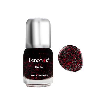 Lenphor Nail Tint Red Night 25 12 Ml - Nail Polish