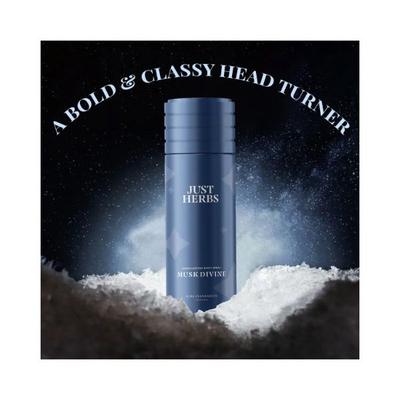 Just Herbs Long Lasting Body Spray for Men, Musk Divine 150ml - Men Deodorants/Roll-Ons