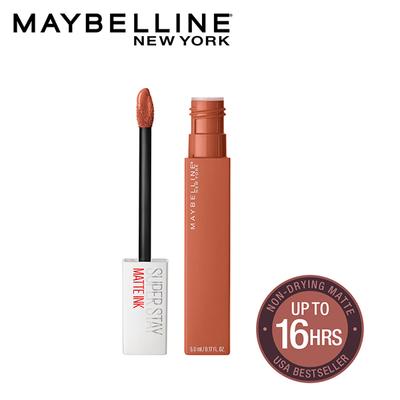 Maybelline New York Super Stay Matte Ink Liquid Lipstick, 75 Fighter 5 gm - Lipsticks