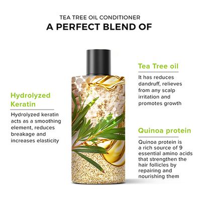 De Fabulous Tea Tree Oil Conditioner invigorating luxury for hair & scalp 250ml - Conditioners