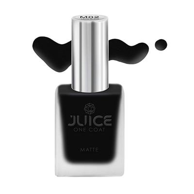 Juice One Coat Nail Polish Crow Black M2 11ml - Nail Polish