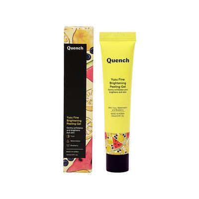 Quench Botanics Vitamin C Peeling Gel with Yuzu & Orange Peel To Brighten Dull Skin 15 ml - Masks & Peels