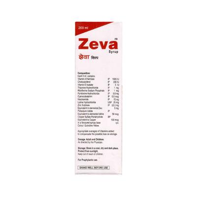 ZEVA Syrup 200ml - Supplements-Vam