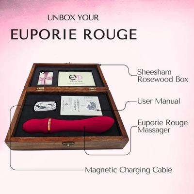 Libertee Premium Rechargeable Massager 7 Modes Rouge 1's - Massagers And Vibrators