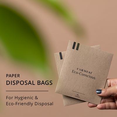Carmesi Eco-Conscious Sanitary Pads (XXl) Rash-Free Eco-Friendly Periods - with Disposal Bags 30's - Maternity Pads