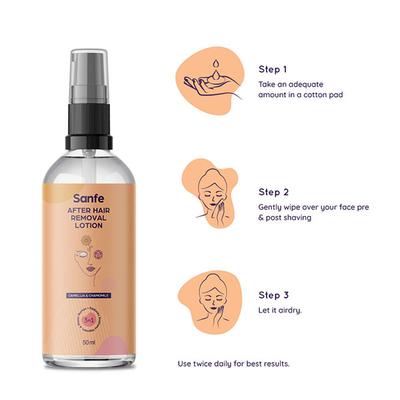 Sanfe After Hair Removal Lotion - Camellia & Chamomile 50 ml - Shaving & Hair Removal