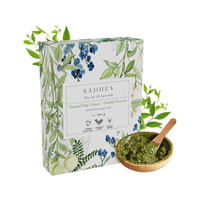 Sadhev Natural Hair Colour Powder - Double Process 200 gm - Powder