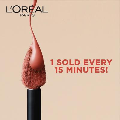 L'Oreal Paris Rouge Signature Matte Liquid Lipstick, 146 I Enlight 7 ml - Lipsticks