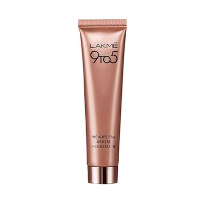 Lakme 9To5 Weightless Mousse Foundation Natural Sand 25 Gm - Foundation