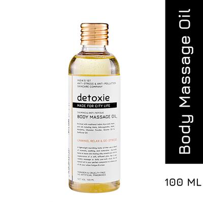 Detoxie Calming and Anti-Fatigue Body Massage Oil 50 ml - Massage Oils