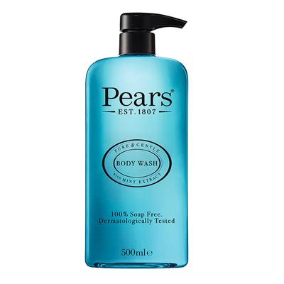 Pears Pure & Gentle Body Wash - With Mint Extract 500 ml - Shower Gels & Body Wash