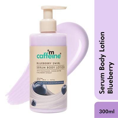 mCaffeine Blueberry Swirl Serum Body Lotion 300 ml - Body Butter