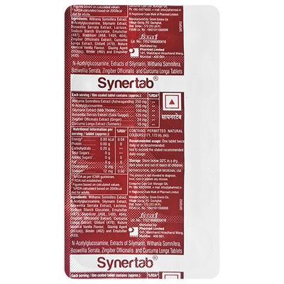 Synertab Tablet 10'S - Supplements-Sup