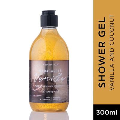 Kimirica Madagascar Vanilla Nourishing Shower Gel with Nettle Extract, All Skin Type 300ml - Shower Gels & Body Wash