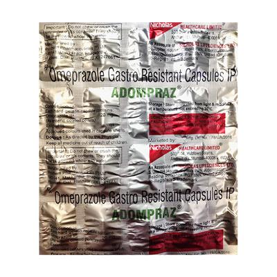 ADOMPRAZ Capsule 20's - Ulcer/Reflux/Flatulence-Aaa