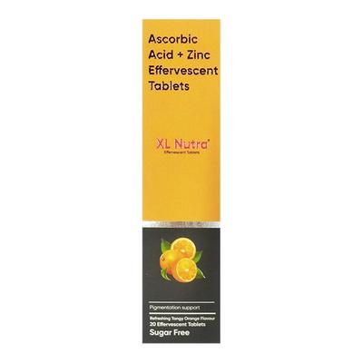XL NUTRA SUGAR FREE REFRESHING TANGY ORANGE FLAVOUR Effervescent Tablet 20's - Supplements-Vic