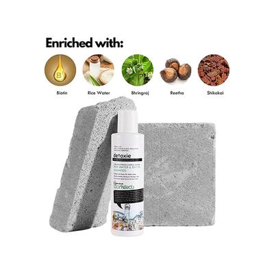 Detoxie Rice Water and Biotin Shampoo (Crafted for Bengaluru) 200 ml - Shampoos
