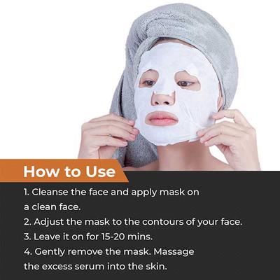 Organic Harvest Vitamin-C Face Sheet Mask 30ml - Sheet Masks