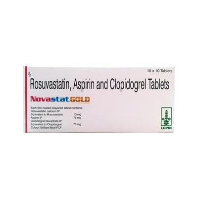 Novastat Gold 10mg Tablet 10'S - Blood Clot-Ant