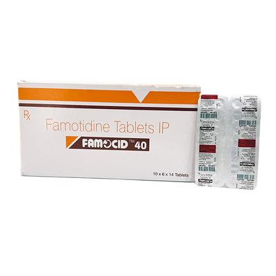 Famocid 40mg Tablet 14'S - Ulcer/Reflux/Flatulence-Aaa