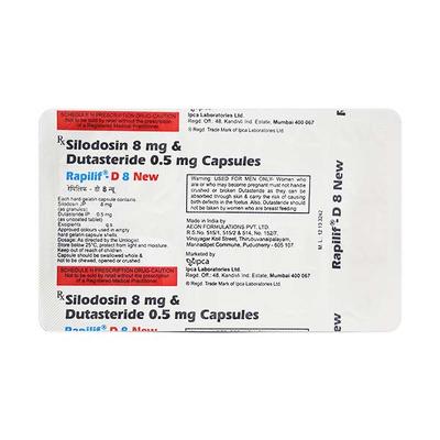 Rapilif D 8 New Capsule 10'S - Bladder And Prostate Disorders-Dru