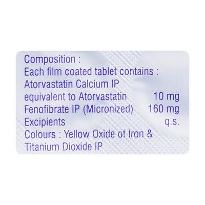 Atorfen 10mg Tablet 10'S - High Cholesterol-Dys