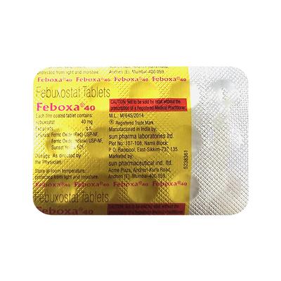 FEBOXA 40 Tablet 15's - Gout