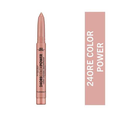 Deborah Milano 24Ore Color Power Long Lasting & Waterproof Eyeshadow Stick 03 Rose Bronze 1.4 gm - Eyeshadow, Bases & Primers