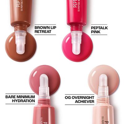 Lakme Peptide Lip IV, Hydrating Lip Balm, Peptalk Pink 10 g - Lip Balms