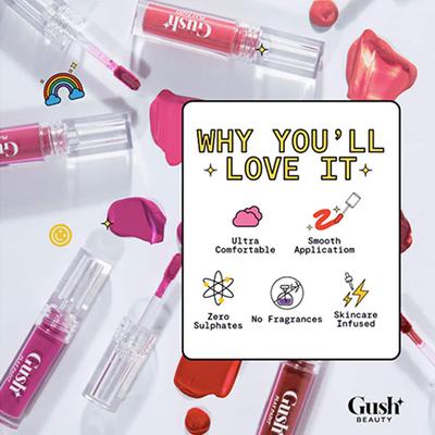Gush Beauty Playpaint Airy Fluid Lipstick - Mosaic Piece 2.8 ml - Liquid Lipsticks