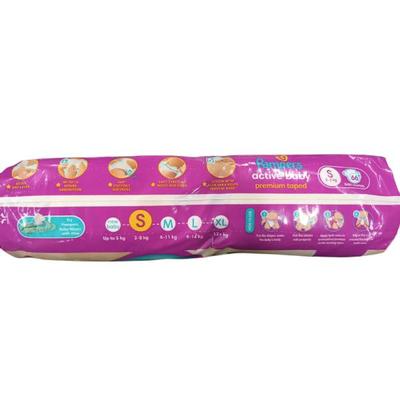 Pampers Active Baby Premium Taped Diapers (S) 66's - Diapers & Wipes