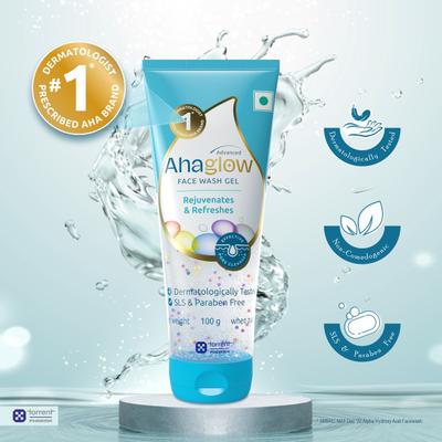 AHAGLOW ADVANCED Face Wash Gel 100 gm - Face Wash & Cleansers