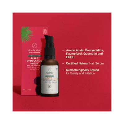 Juicy Chemistry Scalp Stimulating Serum, Hair Growth Serum for Unisex 30 ml - Hair Serums