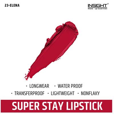 Insight Cosmetics Super Stay Lipstick - Elena (23) 7 gm - Lipsticks