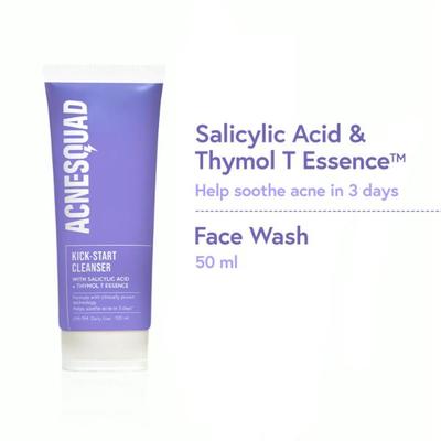 Acne Squad Kick-Start Cleanser With Salicylic Acid & Thymol T Essence 100 ml - Face Wash & Cleansers