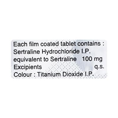 Serta 100mg Tablet 15'S - Depression-Ant