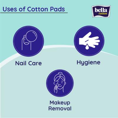 Bella Cotton Pads Round with Aloe extract 100's - Cotton Buds & Balls