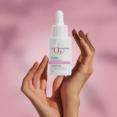 O3+ Dtan Face Serum with Niacinamide for Tan Removal, Glow & Brightening De-tan 30 ml - Face Serum